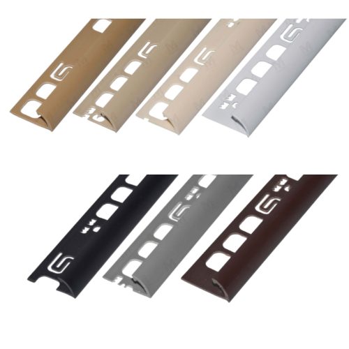 PVC pozitív élvédő profil 12,5 mm/2,50 m világos beige