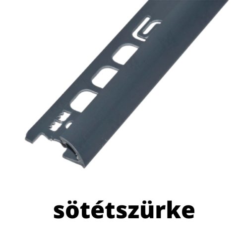 PVC pozitív élvédő profil 9/10 mm/2,50 m többféle színben