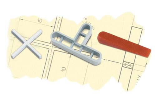 Rubi 10 mm-es Fugakereszt 50 db-os (02905)