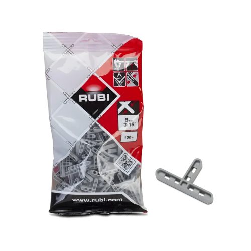 Rubi 5 mm "T" fugakereszt 100 db-os (02924)