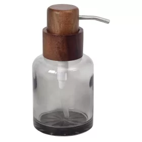 FIGO szappanadagoló,300ml, füstüveg/fa