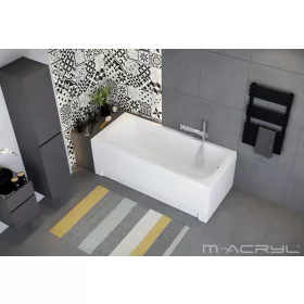 Fürdőkád acryl Mira 120x70 +kádláb+peremrögzítő