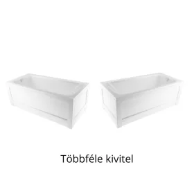   H2O oldallap 75 cm-es egyenes fürdőkádhoz - többféle kivitel