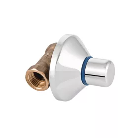 Mofém csempeszelep - 1/2" kék (164-0014-00)
