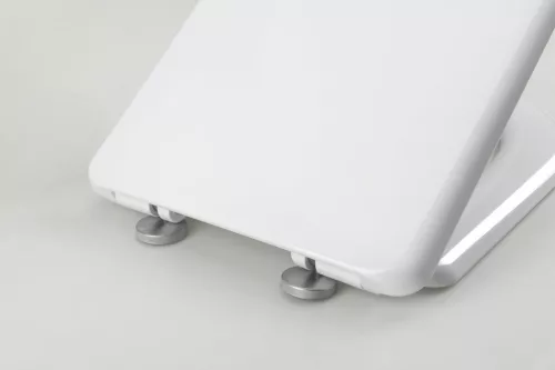LENA soft close WC-ülőke,duroplast, inox pánt