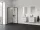 Blix II NBLRV2 90x90 zuhanykabin fekete+transparent
