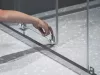 Blix II NBLRV2 90x90 zuhanykabin fekete+transparent