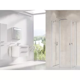 Chrome CRV2-110 zuhanyajtó szatén+transparent (1 oldal)