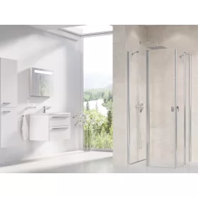   Chrome CRV2-120 zuhanyajtó krómhatású+transparent (1 oldal)