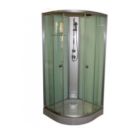   Aqualife Opal 508 C Zuhanykabin 90x90x205 cm /Tető nélkül / fehér vagy fekete hátfallal