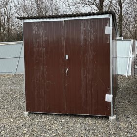 Kerti tároló lemez, barna 2x3 m