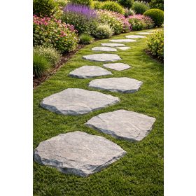 Lépőkő szürke kvarcit 50-90 cm