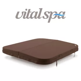 VitalSpa Thermotető Bermuda műbőr barna (228x228 cm)