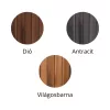 VitalSpa Thermowood lépcső medencékhez, világos barna