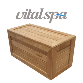 VitalSpa Thermowood párnatartó Delux láda Kezeletlen