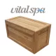 VitalSpa Thermowood párnatartó Delux láda Kezeletlen