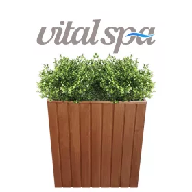 VitalSpa Thermowood virágláda Barna