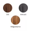 VitalSpa Thermowood lépcső medencékhez, dijoni dió