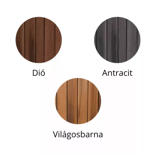 VitalSpa Thermowood lépcső medencékhez, dijoni dió