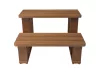 VitalSpa Thermowood lépcső medencékhez, dijoni dió