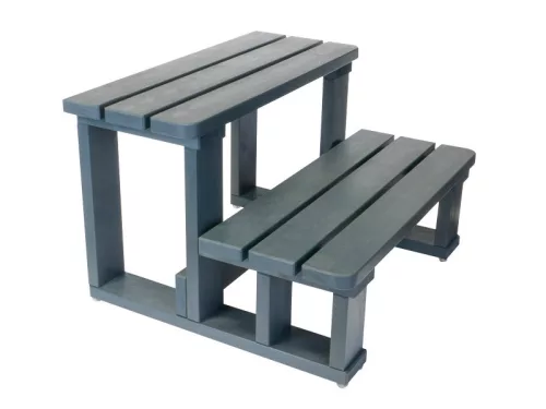 VitalSpa Thermowood lépcső medencékhez, antracit