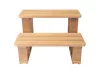 VitalSpa Thermowood lépcső medencékhez, kezeletlen