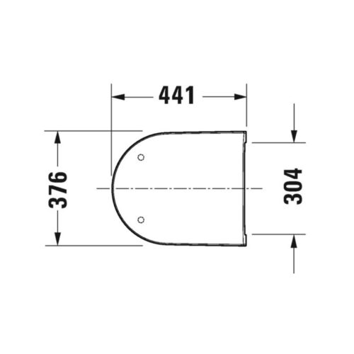 Duravit D-Neo duroplast wc ülőke (002161)