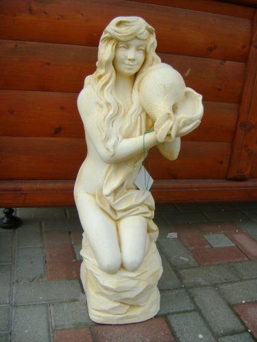 Kagylós leány szobor, antikolt (300064)