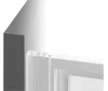 Supernova SKCP4 90x90 195 zuhanykabin fekete+pearl