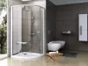 Pivot PSKK3 80x80 zuhanykabin fehér+transparent