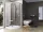 Pivot PSKK3 80x80 zuhanykabin fehér+transparent