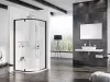 Pivot PSKK3 80x80 zuhanykabin fekete+transparent