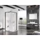 Pivot PSKK3 80x80 zuhanykabin fekete+transparent