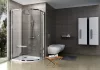 Pivot PSKK3 80x80 zuhanykabin krómhatású+transparent