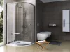 Pivot PSKK3 80x80 zuhanykabin szatén+transparent