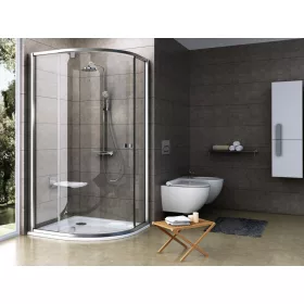Pivot PSKK3 80x80 zuhanykabin szatén+transparent