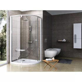Pivot PSKK3 100x100 zuhanykabin fehér+transparent *