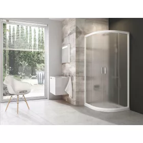 Blix BLCP4 80x80 zuhanykabin fehér+grape