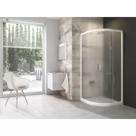 Blix BLCP4 80x80 zuhanykabin fehér+grape