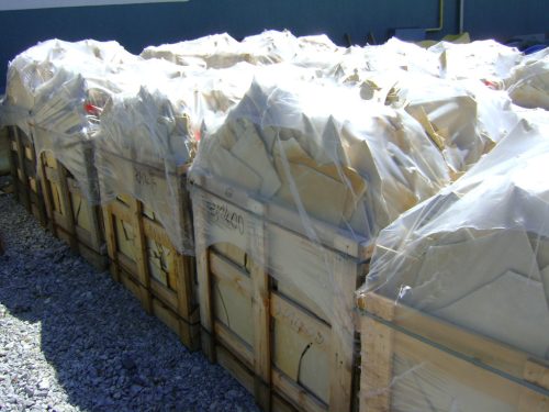 Solnhofeni burkolókő- mészkő- 4-7mm (400034)