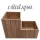 VitalSpa Thermowood virágláda lépcsős Barna