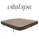 VitalSpa Thermotető Calypso / Haiti szövet barna (206x197 cm)