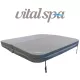 VitalSpa Thermotető Calypso / Haiti szövet antracit (206x197 cm)