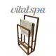 VitalSpa Thermowood törölközőtartó Dijoni dió