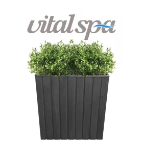 VitalSpa Thermowood virágláda Antracit