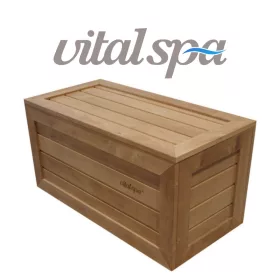 VitalSpa Thermowood párnatartó Delux láda Barna