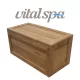 VitalSpa Thermowood párnatartó Delux láda Barna