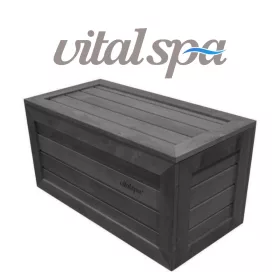 VitalSpa Thermowood párnatartó Delux láda Antracit