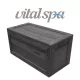 VitalSpa Thermowood párnatartó Delux láda Antracit