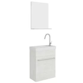   Savinidue Perla alsó szekrény+mosdó+tükör rovere bianco (4150)